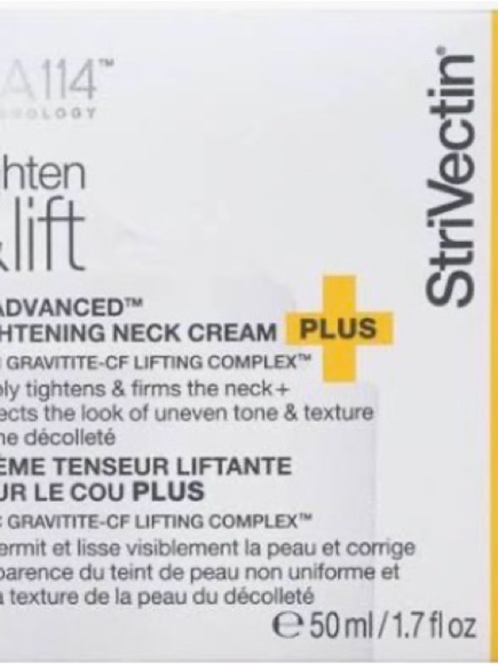 StriVectin Brightening Neck Cream with Yellow Accent